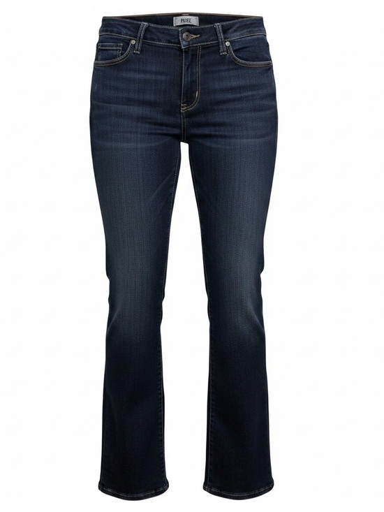 PAIGE Denim - PAIGE Manhattan Bootcut Jeans Dark Wash Low-Mid Rise Size 29 (Measures 30)